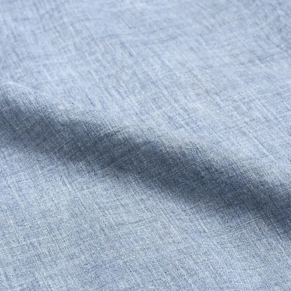Thursday Boot Co. Linen Shirt Men's Size XL Blue Button Up Vacation Coastal - Picture 3 of 11